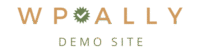 WP Ally Demo Site Logo - Home Page